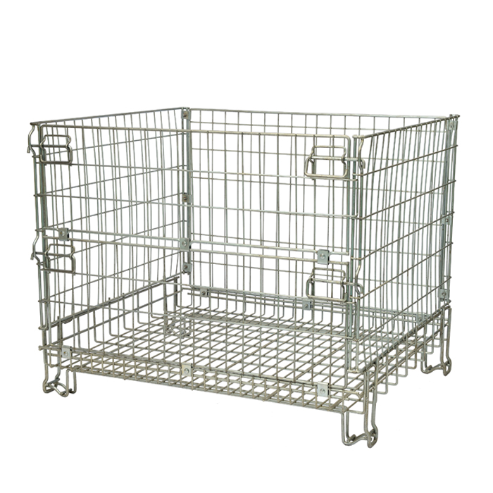 Folding storage cage
