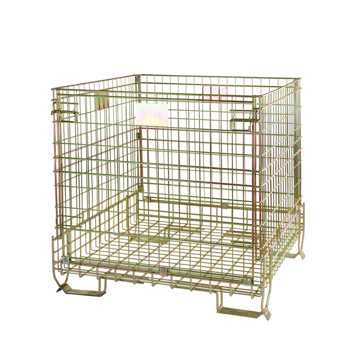 Steel wire mesh container