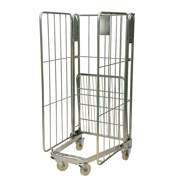 3 sided nesting A frame wire roll container