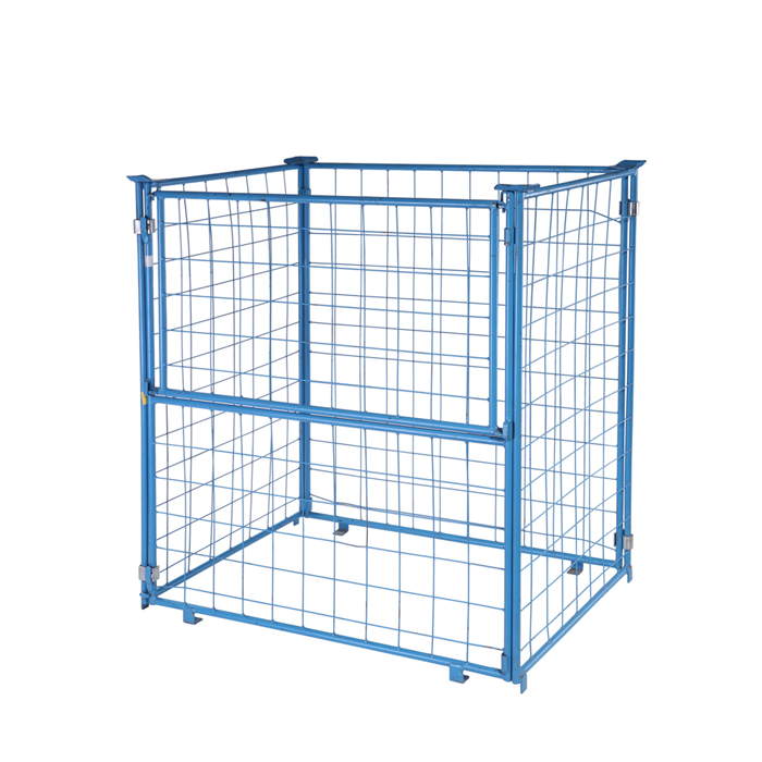 Metal pallet cage