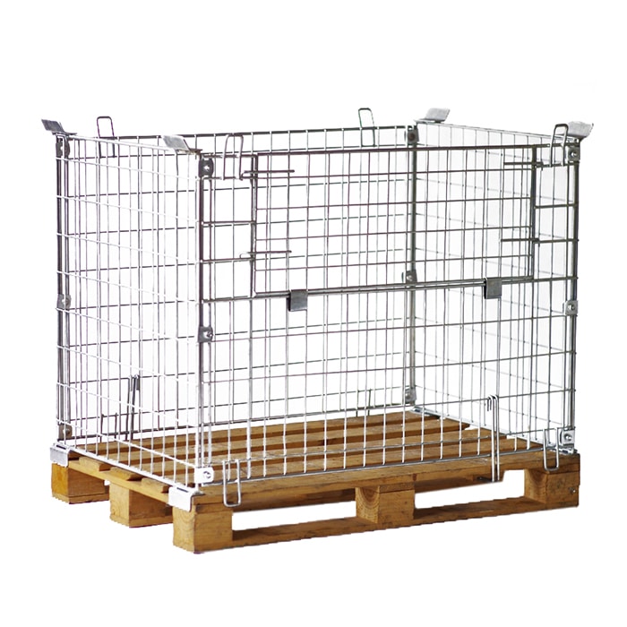 Wire cage pallet