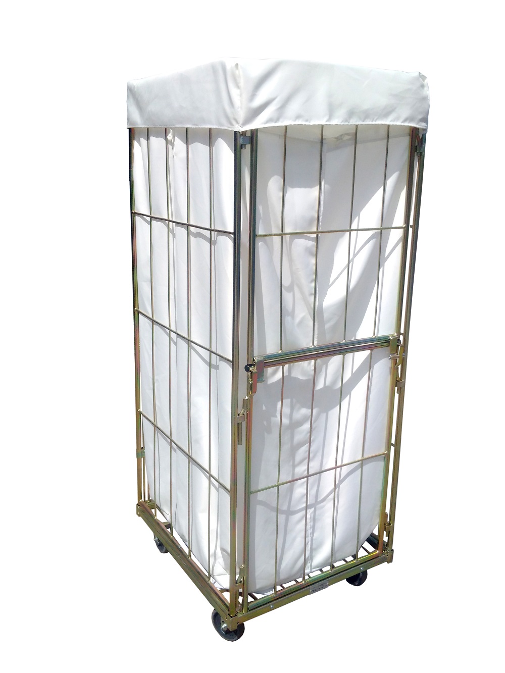 Double gate laundry Roll Container