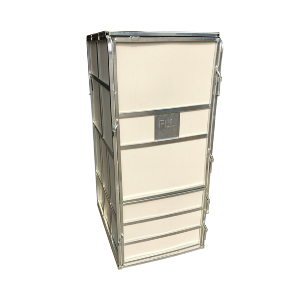 Unfoldable laundry cart
